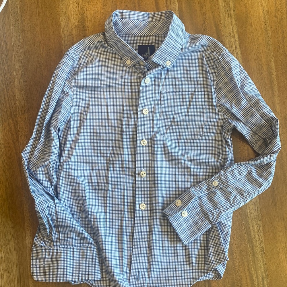 Johnnie-o prep performance collard, button up long sleeve shirt